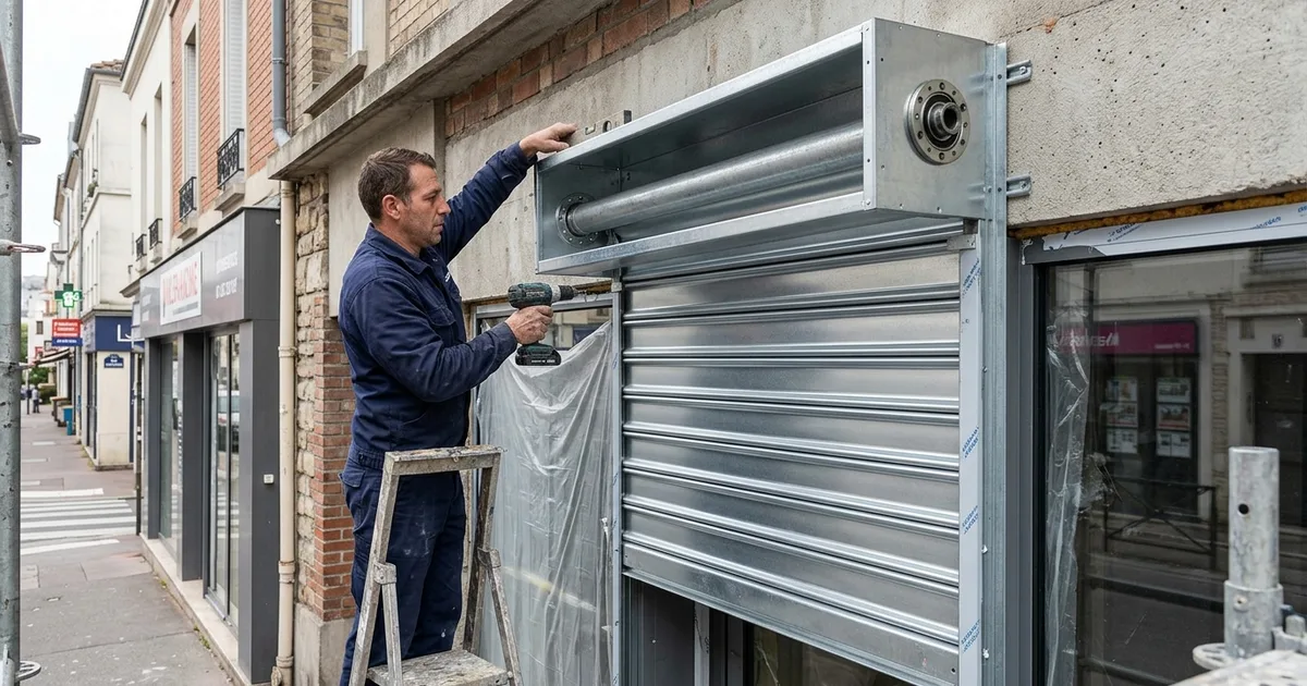 Installation Rideau Métallique Garage Saint-Denis 2026