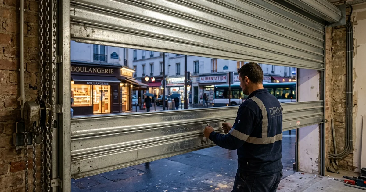 Réglage Fin Rideau Métallique à Saint-Denis : Procédures, Sécurité et Normes 2026