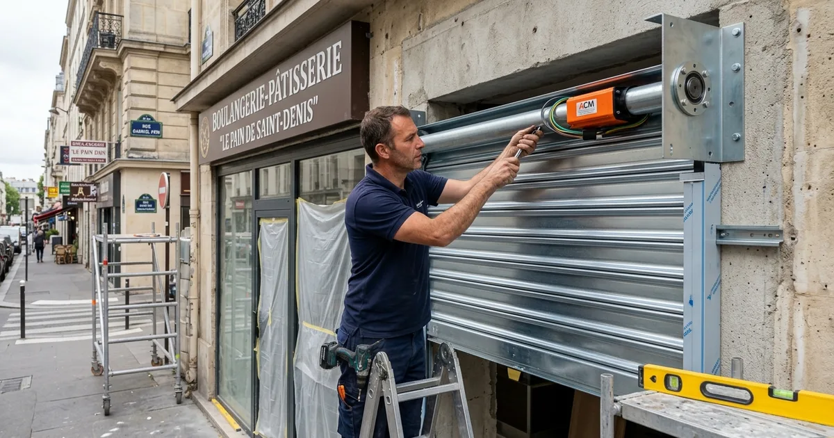 Rideau Métallique Grande Largeur Commerce Saint-Denis 2026
